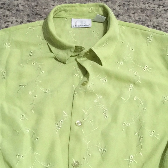 CB green blouse - Picture 2 of 2